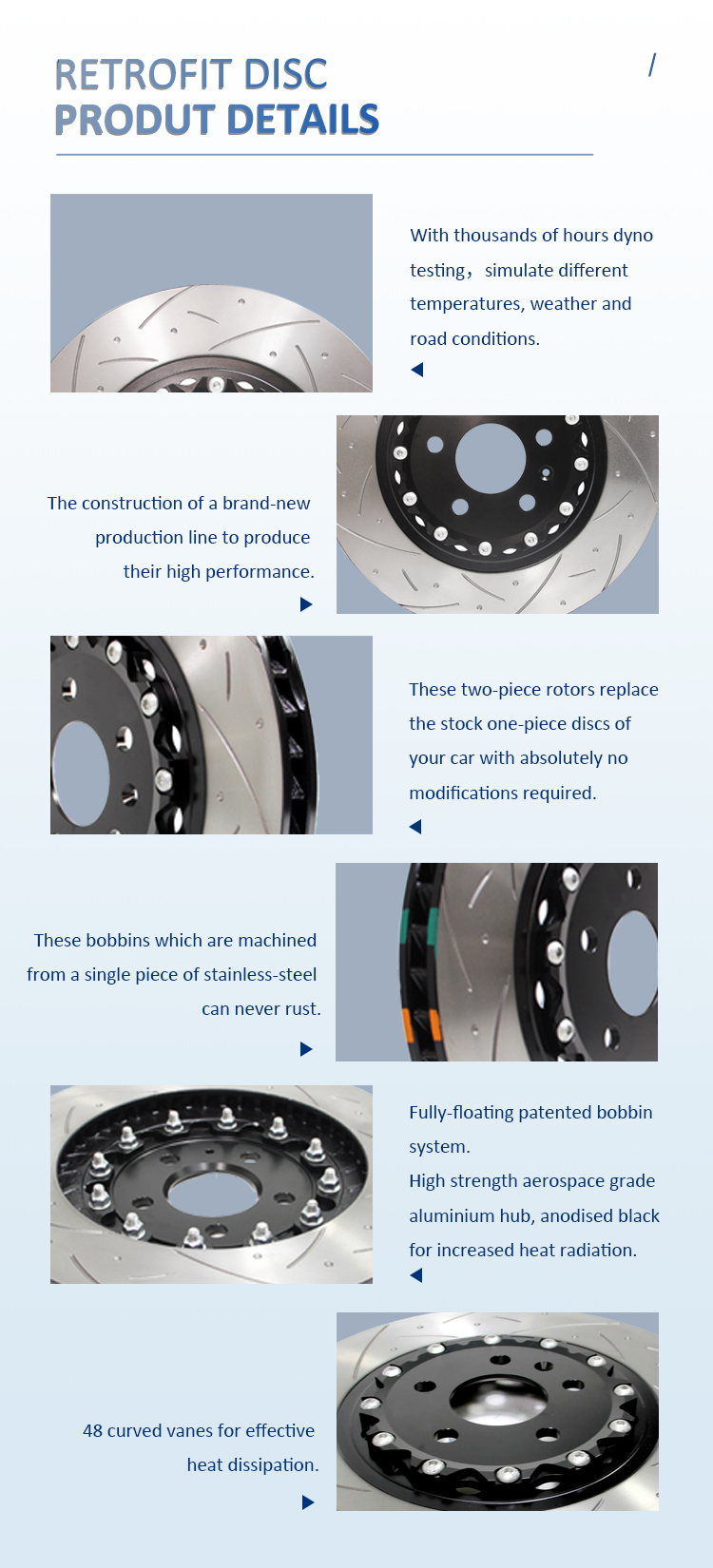 240mm auto brake disc rotor manufacturer for bmw